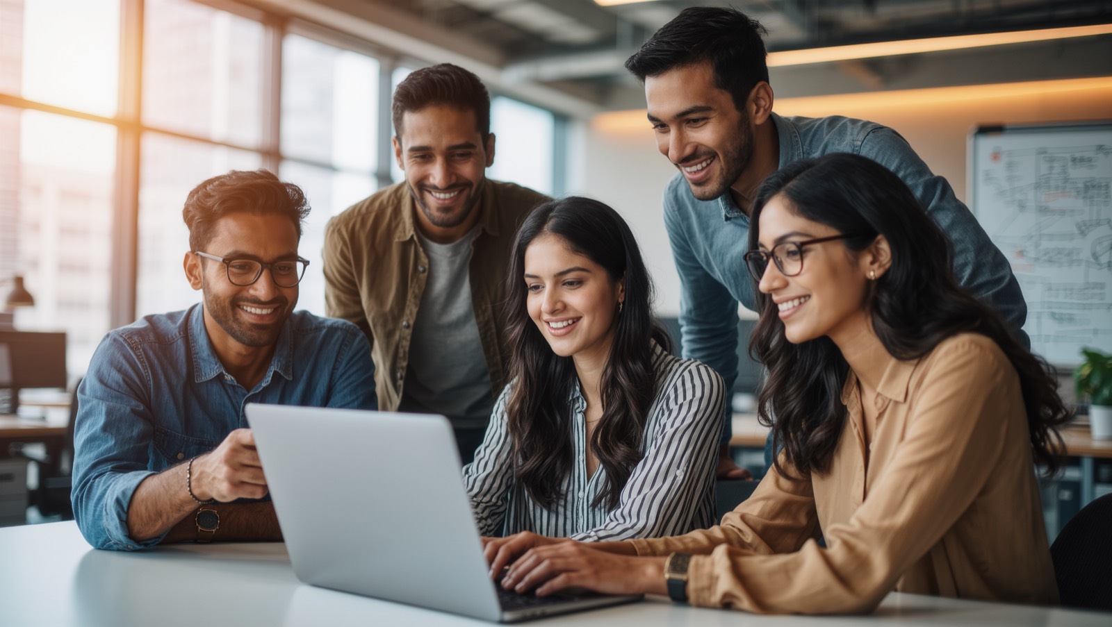 The Perfectwebtech team collaborating